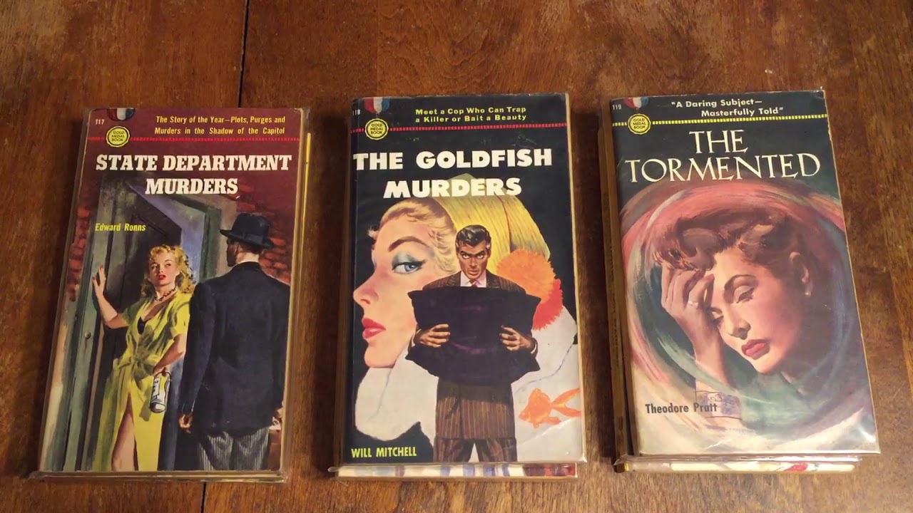 Vintage Gold Medal Books, Crime, GGA, Vintage paperbacks, Part 2 Books 