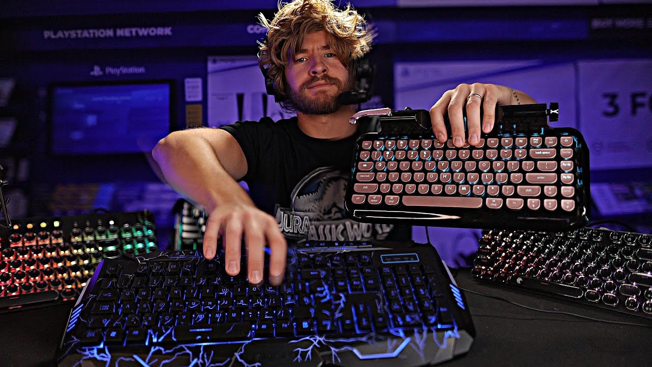 [ASMR] RGB-клавиатуры из игрового магазина Lightspeed 🎮⌨️