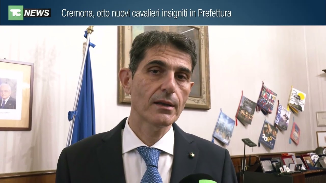Cremona, otto nuovi cavalieri insigniti in Prefettura