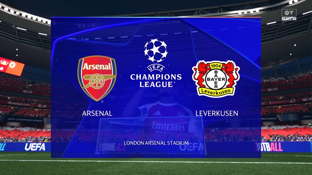 Arsenal vs. Bayer Leverkusen - UEFA Champions League 25/26 | Full Match | FC 26 - PS5™[4K]