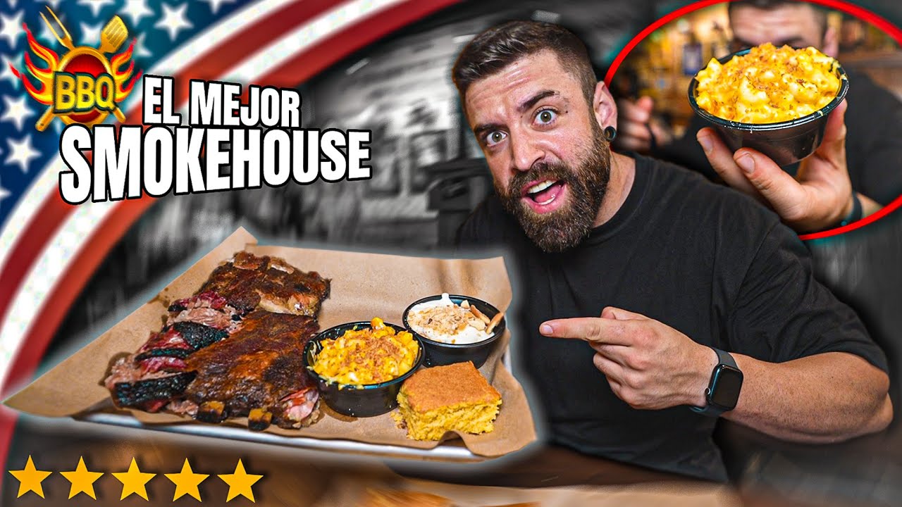 COMIENDO en el MEJOR SMOKEHOUSE BBQ VALORADO de MIAMI 🍖 *no apto para vegetarianos*