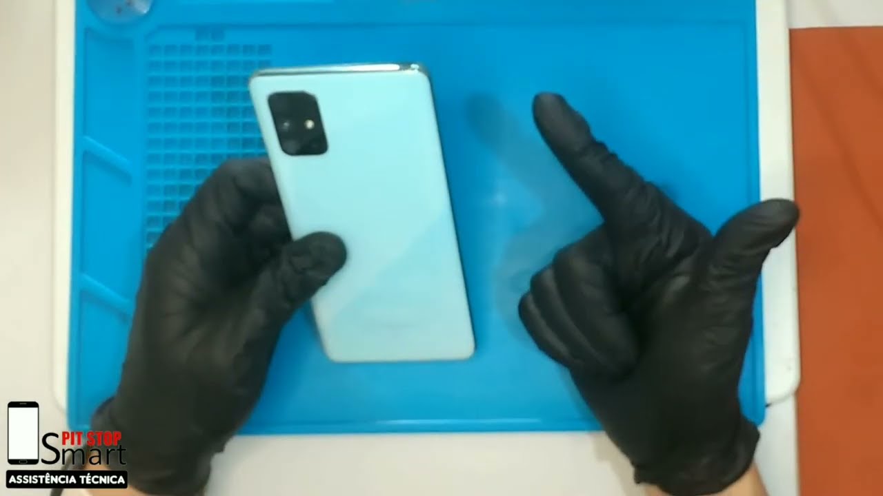 Troca de Placa de Carga Samsung A71 | Troca de Conector | Não carrega | Microfone não funciona