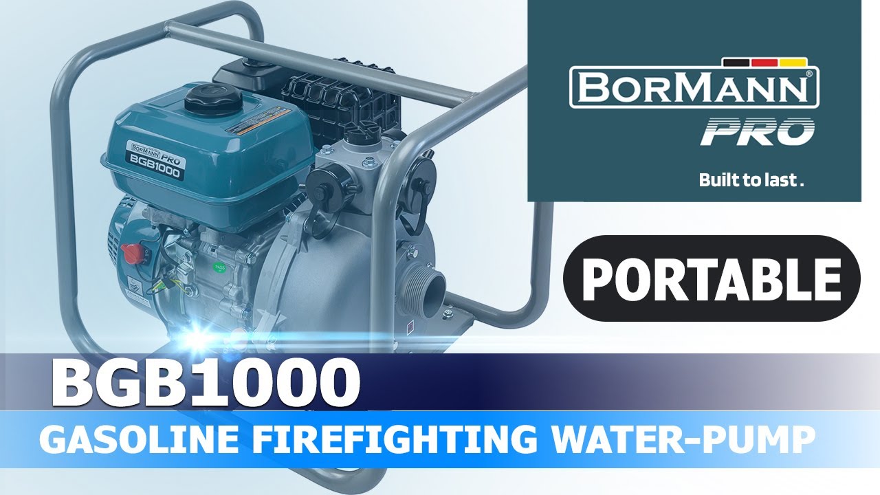 Gasoline Firefighting Pump | BORMANN PRO (BGB1000)