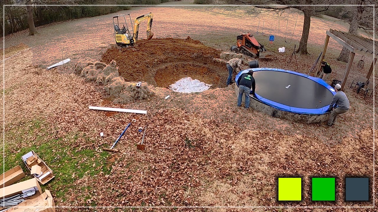 ПРЕОБРАЖЕНИЕ заднего двора. Самодельный батут. ОТДАВАЯ ДРУГИМ И БЛАГОСЛОВЛЯЯ. Покадровая съемка в...