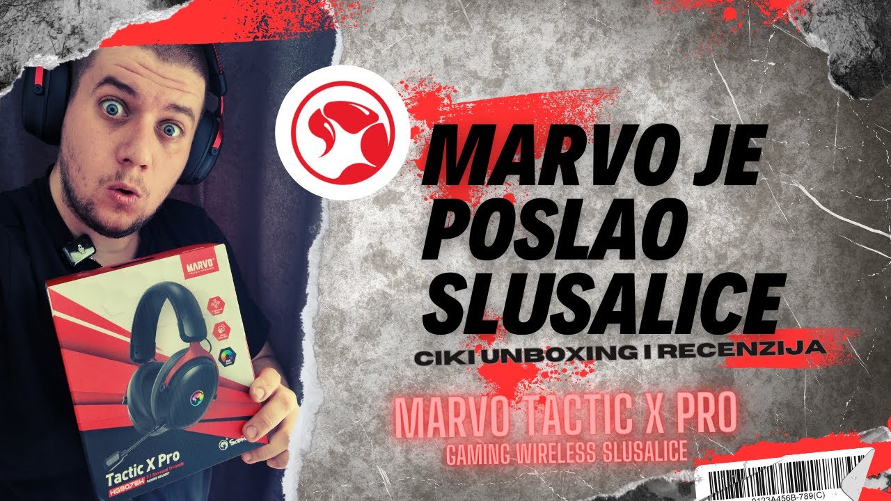 MARVO TACTIC X PRO 🔴 UNBOXING I RECENZIJA NAJBOLJIH BUDZET SLUSALICA 🔴