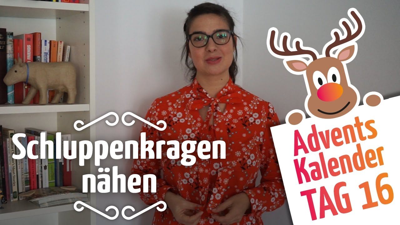 Bluse nähen // Bluse mit Schluppenkragen