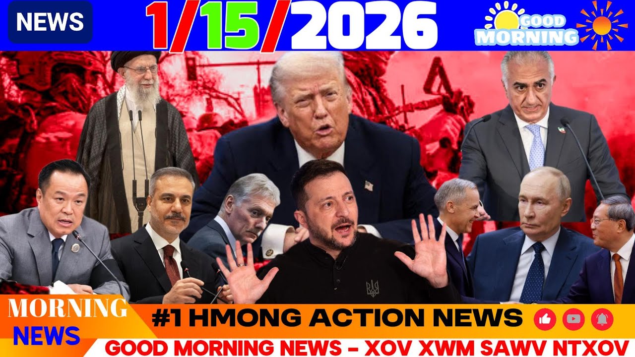 1/15/2026 (AM)🎯TRUMP: TIM ZELENSKY, TSIS TUA IRAN, TXEEB GREELAND, ICE COOB, WORLD, US, ASIA NEWS