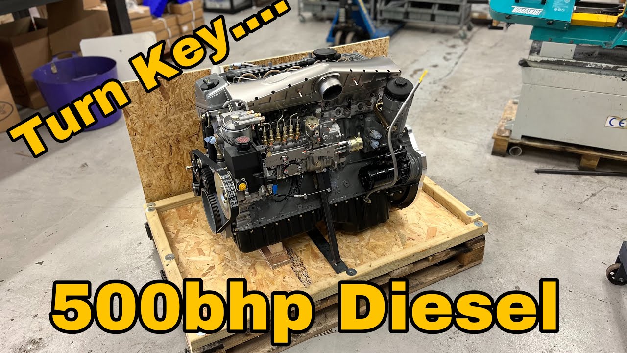 Распаковка двигателя Dieselpumpuk мощностью 500 л.с.
