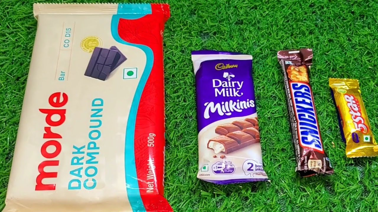 Dark compound chocolate | dairy milk | snickers | 5 star | chocolate | asmr | asmr sounds | asmrfood