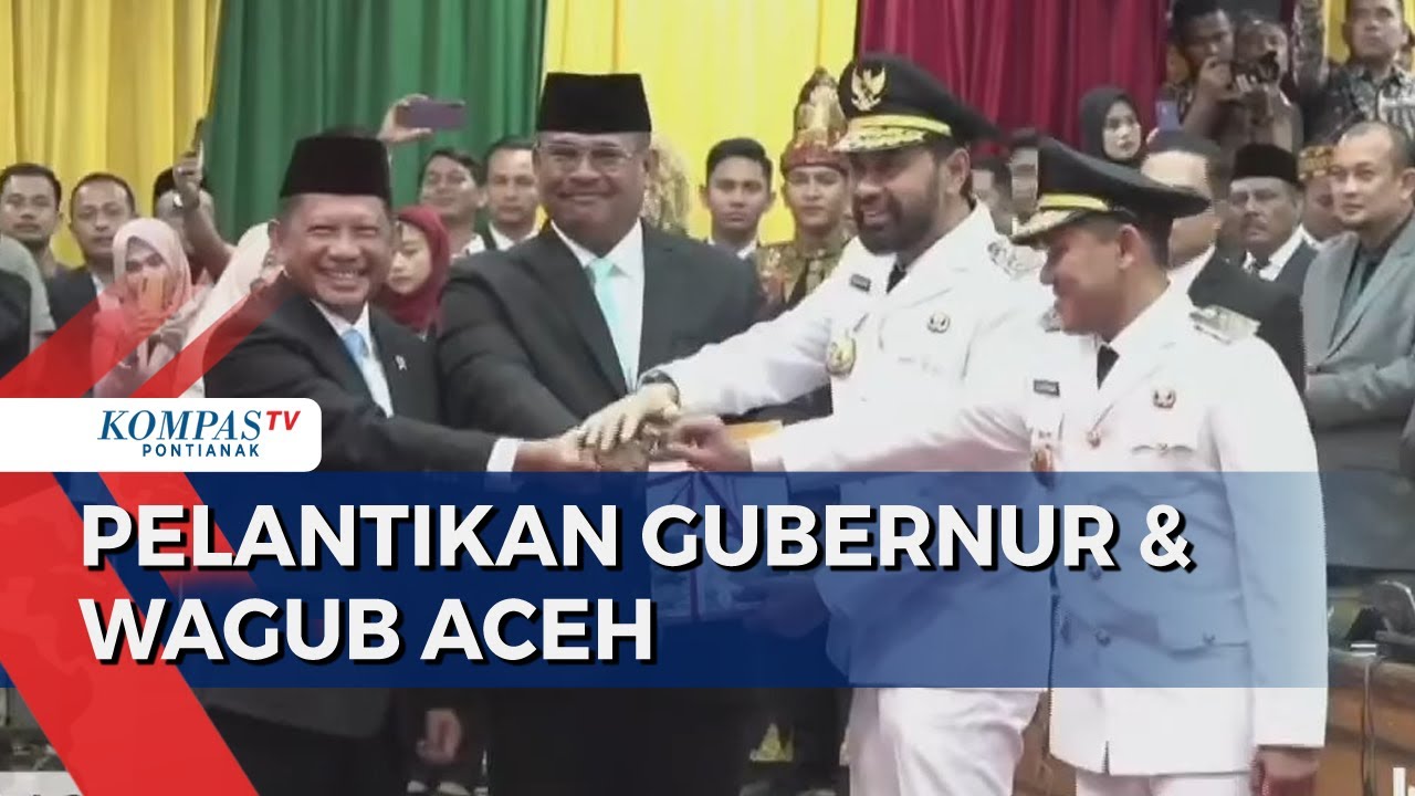 Gubernur & Wagub Aceh 2025-2030 Mualem-Dek Fadh Dilantik oleh Mendagri