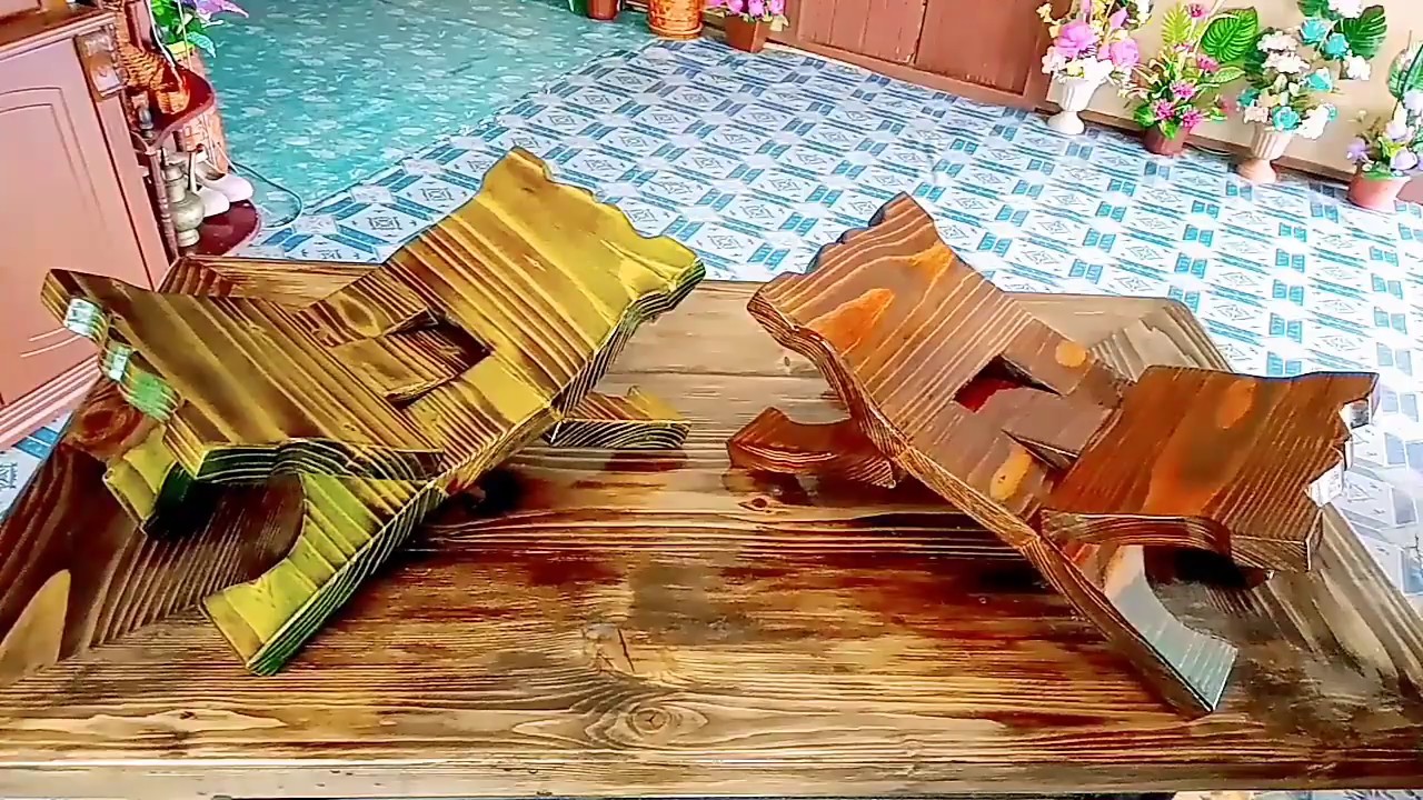 Membuat REHAL dari sekeping kayu pine.