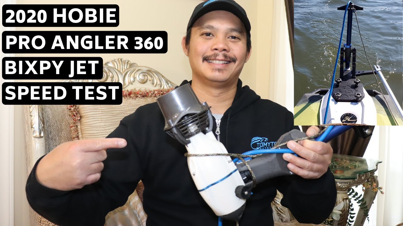 New 2020 Hobie Pro Angler 360 Bixpy Jet Speed Test. How Fast Does It Go?