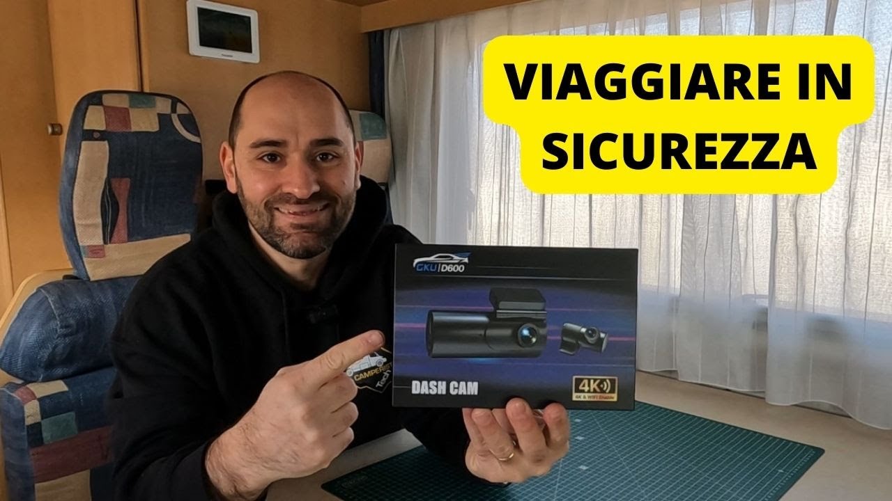 VIAGGIARE SICURI - DASH CAM GKU D600 [PAZZESCA!]