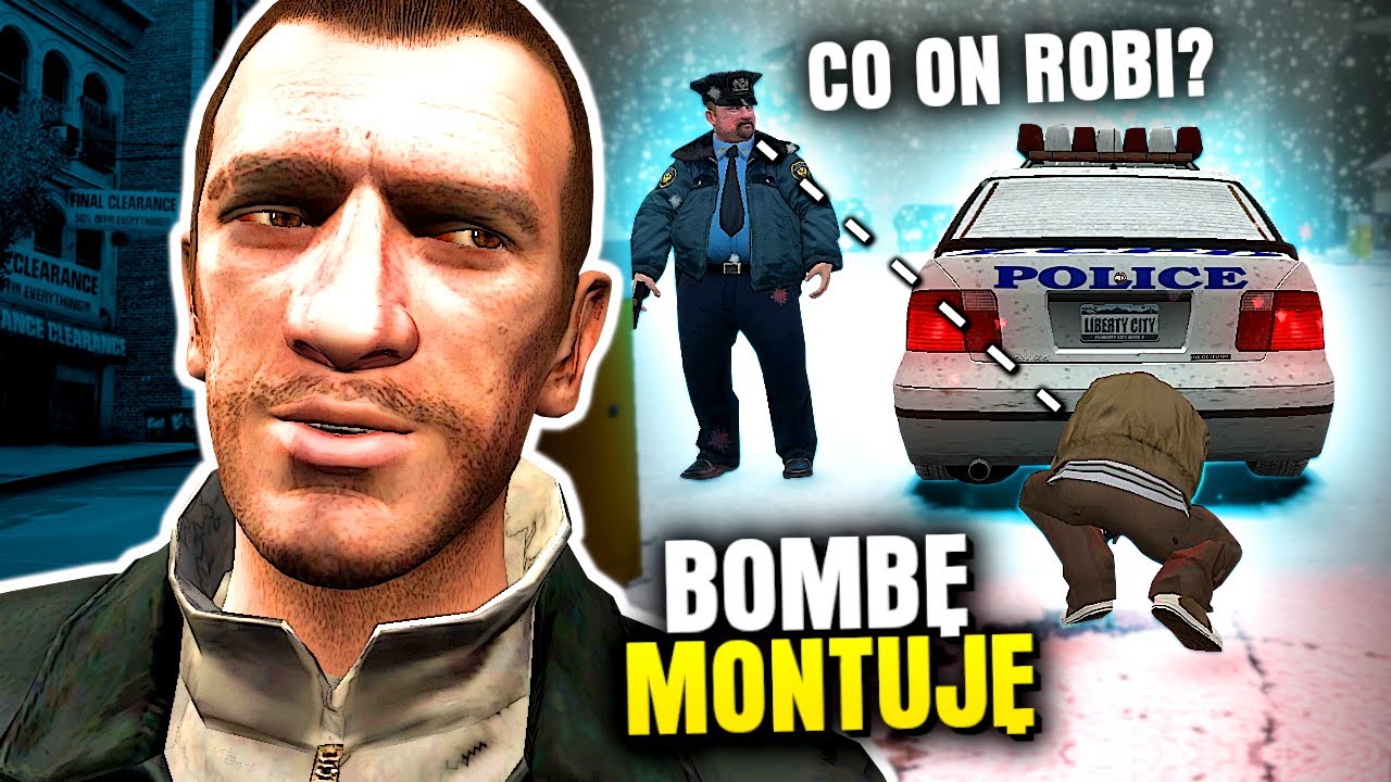 MONTUJĘ BOMBĘ POLICJI NA ICH OCZACH, CZY ZAREAGUJĄ? | POGROMCY MITÓW GTA 4 S02EP40
