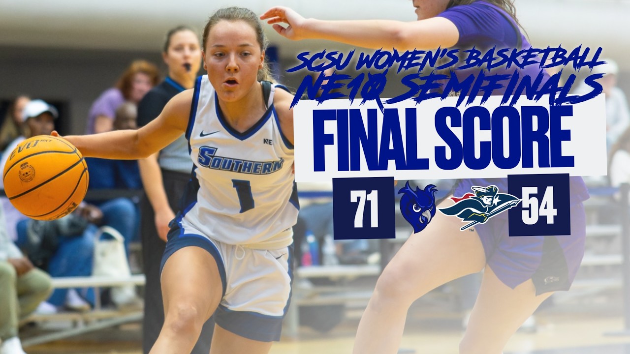 NE10 Championship Semifinals: SCSU Women's Basketball Highlights vs. SNHU