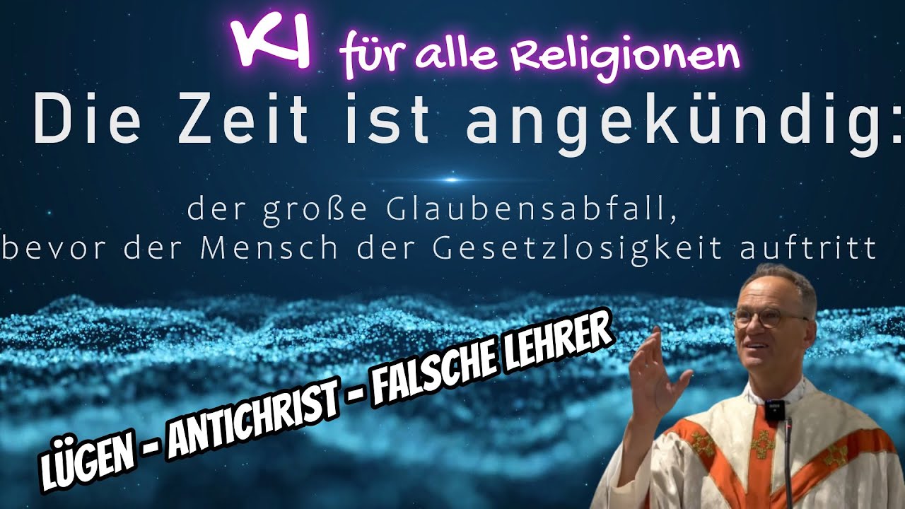 𝗔𝗡𝗚𝗘𝗞Ü𝗡𝗗𝗜𝗚𝗧: Der 𝗴𝗿𝗼ß𝗲 𝗚𝗹𝗮𝘂𝗯𝗲𝗻𝘀𝗮𝗯𝗳𝗮𝗹𝗹, bevor der Mensch der 𝗚𝗲𝘀𝗲𝘁𝘇𝗹𝗼𝘀𝗶𝗴𝗸𝗲𝗶𝘁 𝗮𝘂𝗳𝘁𝗿𝗶𝘁𝘁! | Pfarrer Fimm