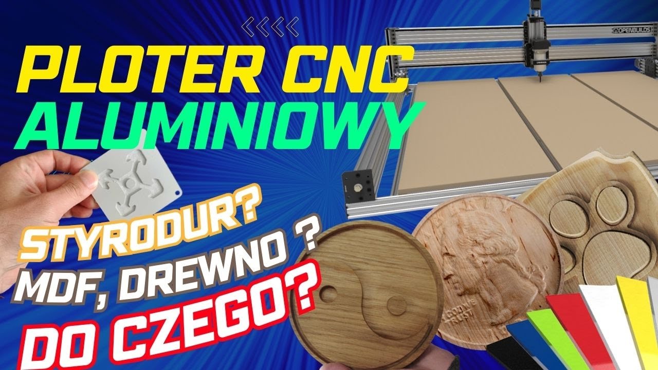 Plotery CNC z profili aluminiowych: Możliwości i Realizacje! Ploter CNC zabawka ? #DIY #cnc