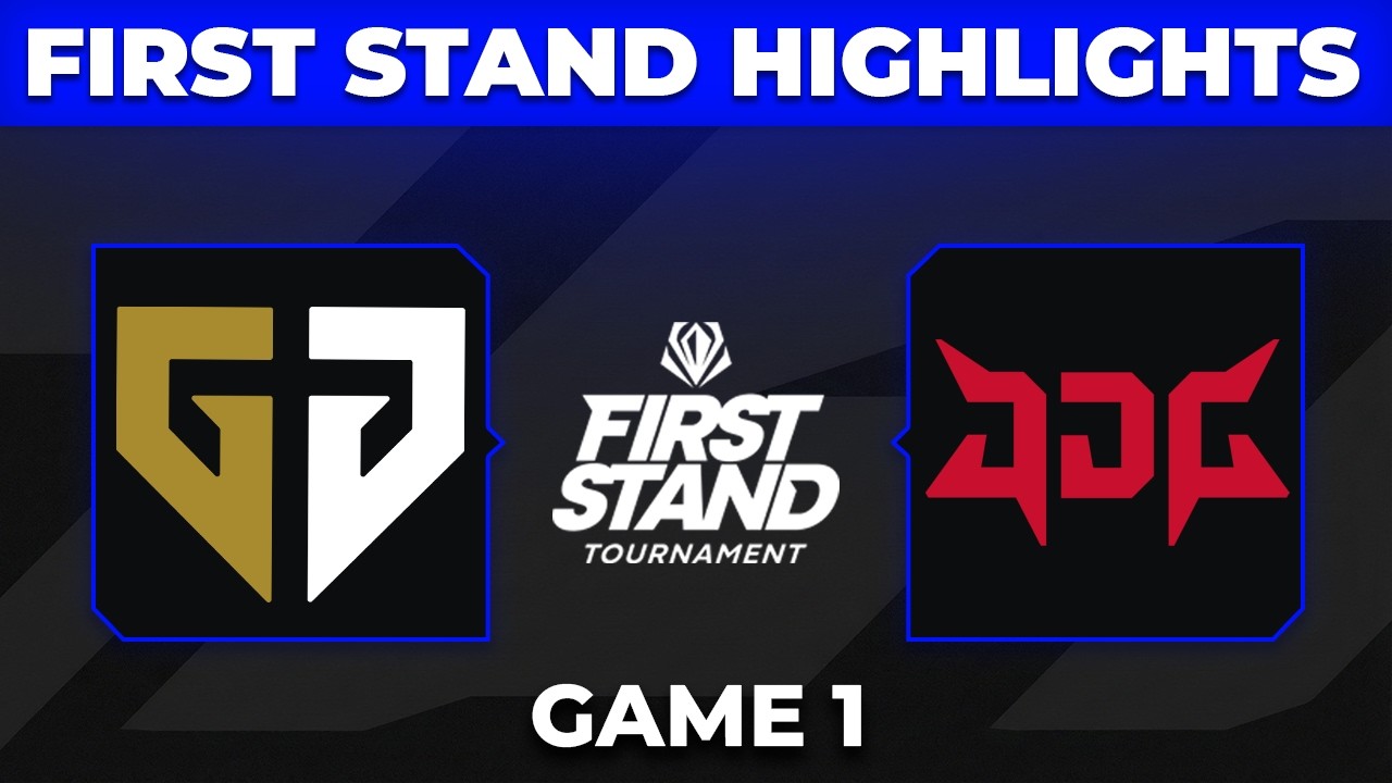 Обзор матча GEN против JDG, игра 1 | 2026 First Stand Groups, день 2 | Gen.G против JD Gaming