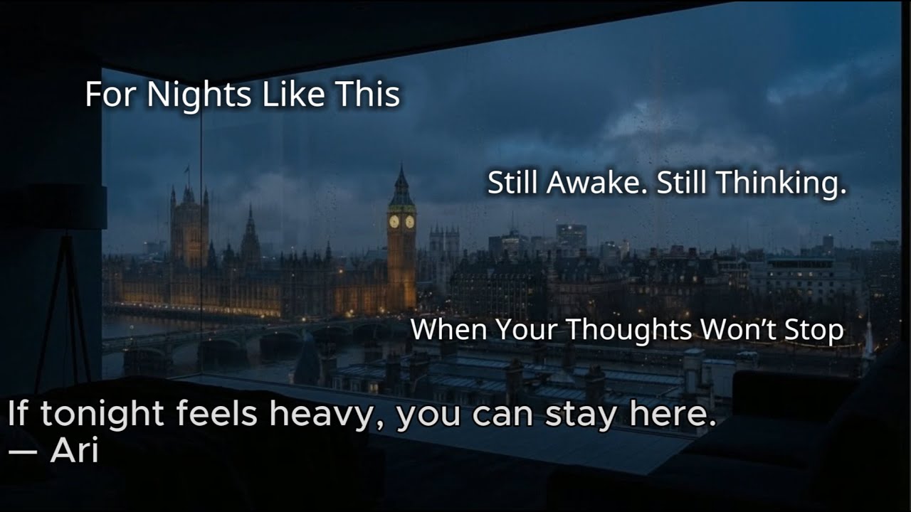 Soft Ambient Sound for a Tired Mind at Night (1 Hour)