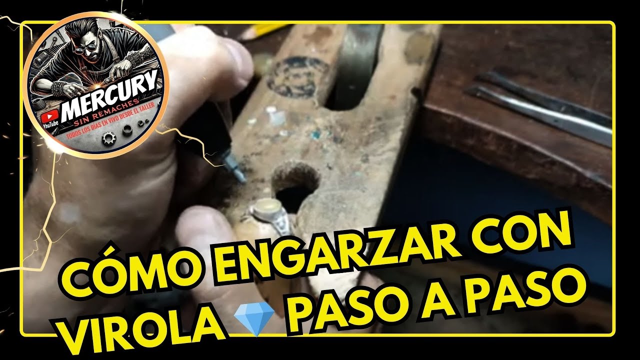 💎 CÓMO ENGARZAR UNA PIEDRA CON VIROLA | MERCURY SIN REMACHES