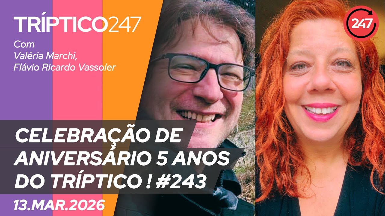 Tríptico 247 - CELEBRAÇÃO DE ANIVERSÁRIO 5 ANOS DO TRÍPTICO ! #243 13.3.26