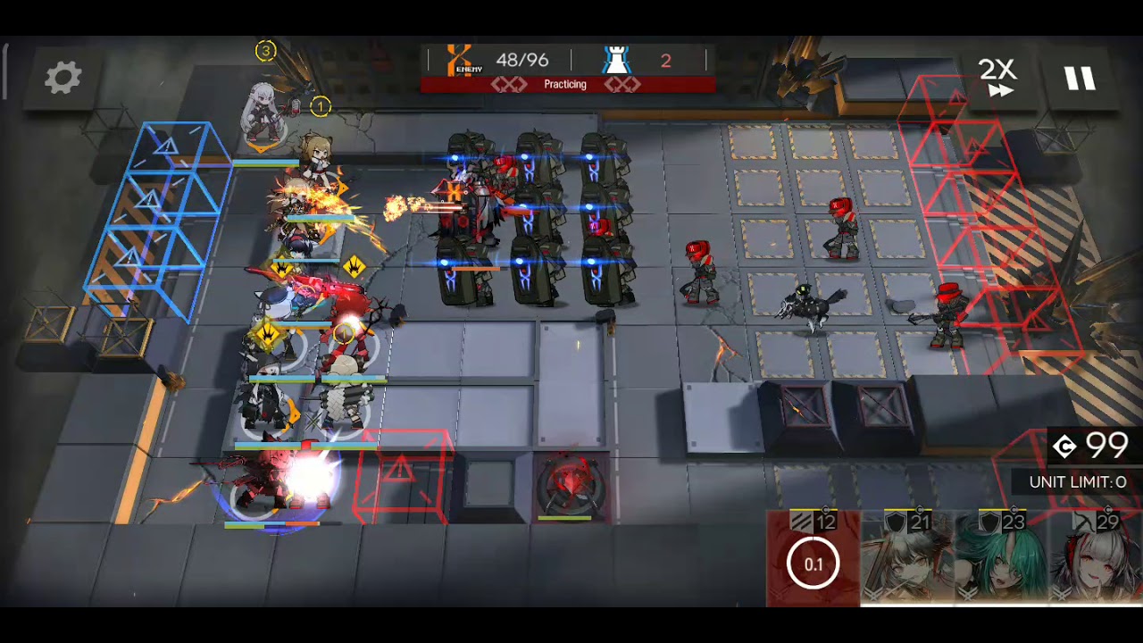 Arknights stage H7-4 | with my high rarity squad