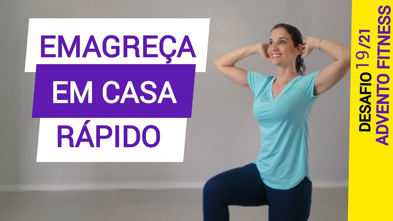 AULA 19 Perder Barriga em 21 Dias | 20 Min | Desafio advento fitness | Leila Franz