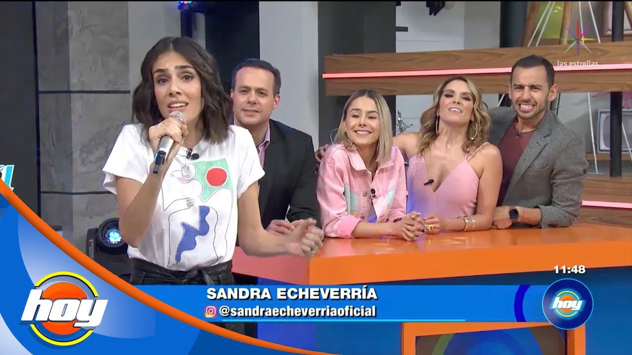 Sandra Echeverría demuestra su talento en Canta la palabra | Hoy