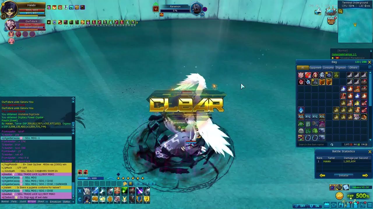 30 Tickets Raremon Dungeon - Digimon Masters Online