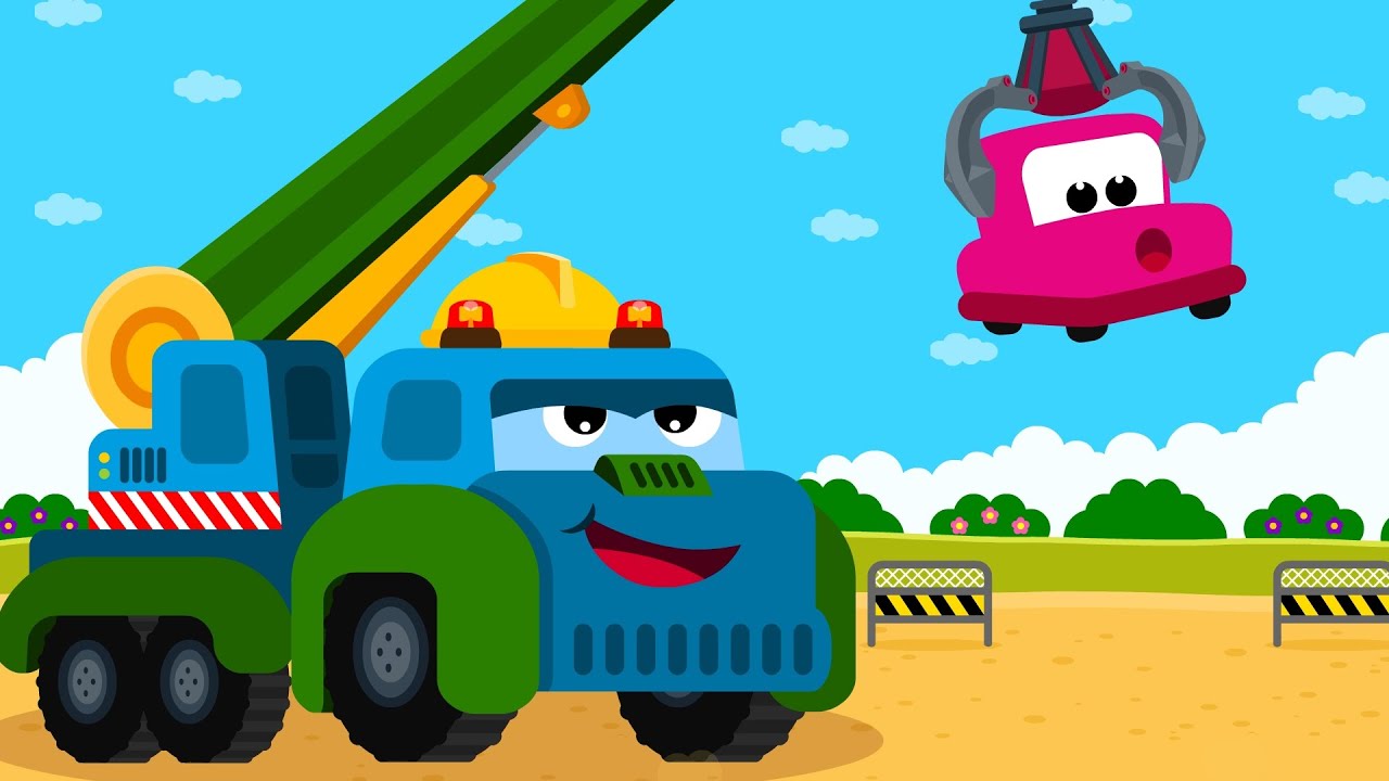 [30M] Brave Construction Vehicles Song  |  Transformed Strong Heavy Vehicles!| Poclain ★ TidiKids