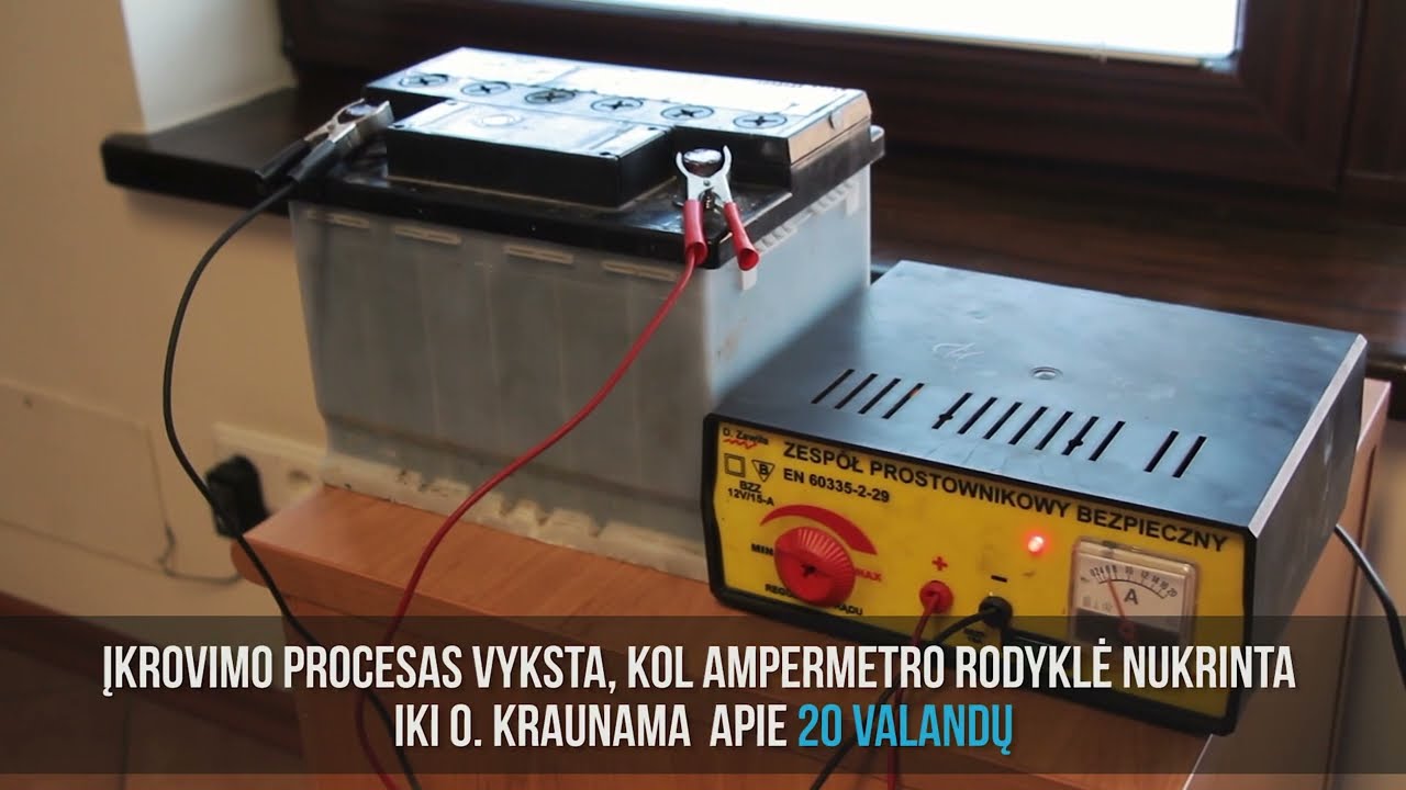 Akumuliatoriaus Krovimas - Kaip Įkrauti Akumuliatorių Namuose? | Akumai.lt