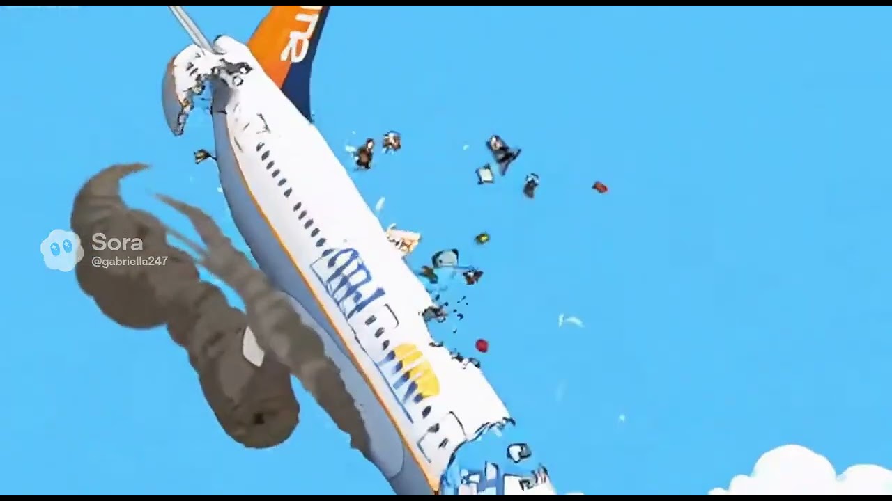 Family guy plane crash 1 #sora #ai 
