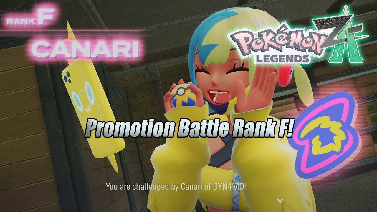 Pokemon Legends Z-A #7 Promotion Battle Rank F!