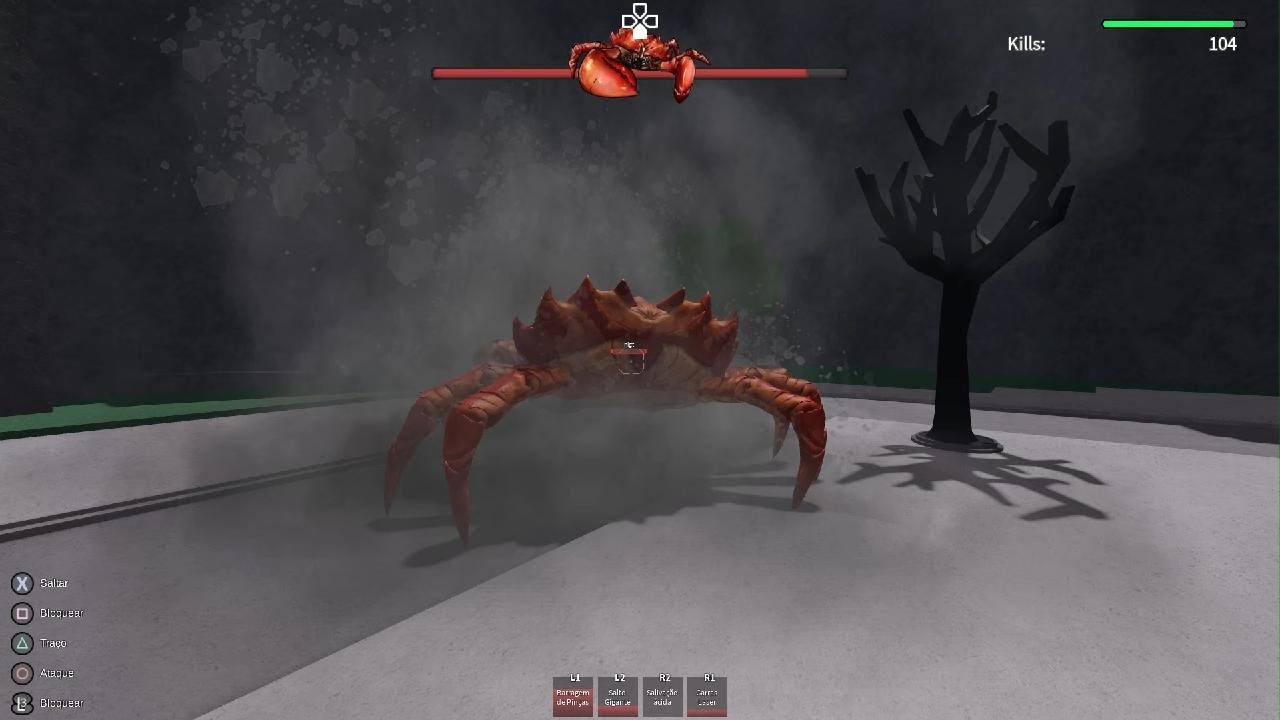 Jogando de caranguejo