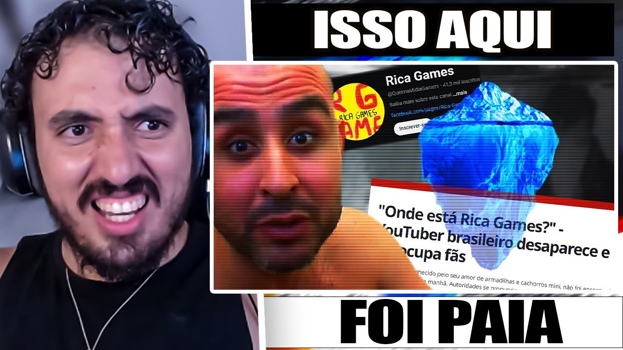 O Iceberg do Rica Games | Leozin React