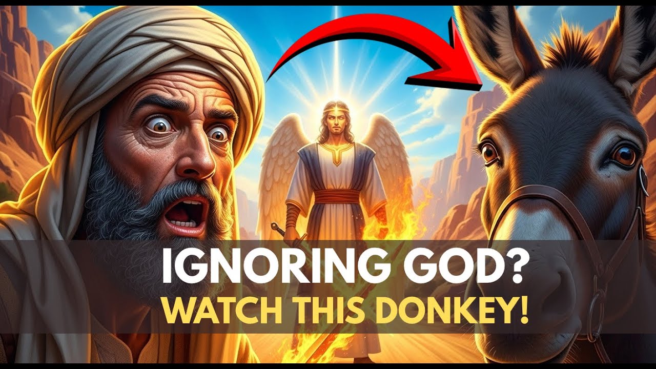 Balaam and the talking Donkey: The Donkey saw the Angel…But we Miss God’s Red Flags Everyday