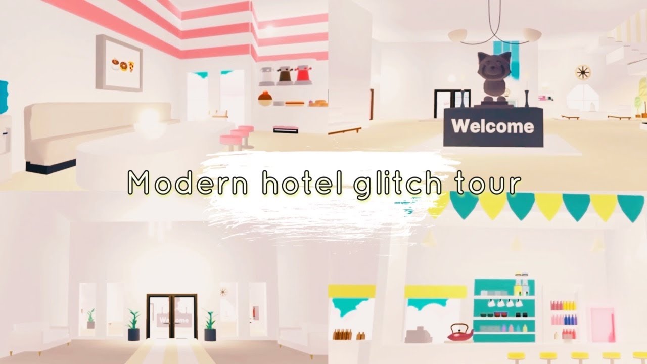 Adopt Me: Glitch build modern hotel tour