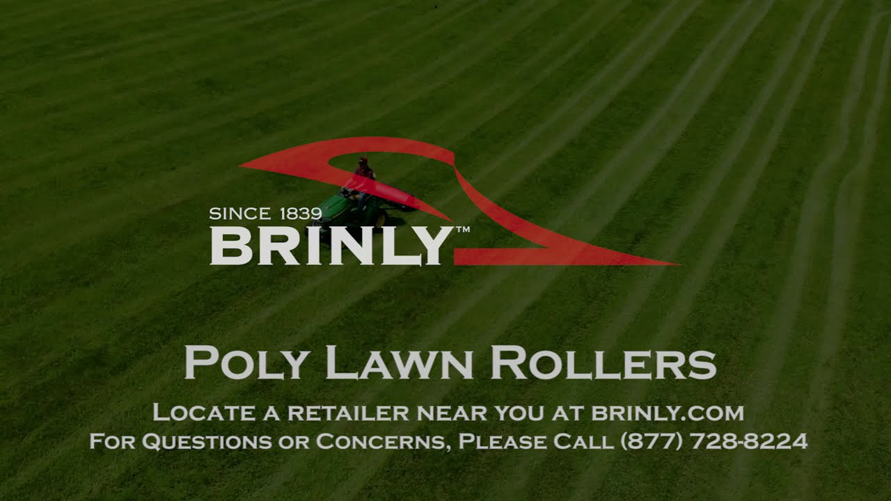 Brinly Poly Lawn Roller Features