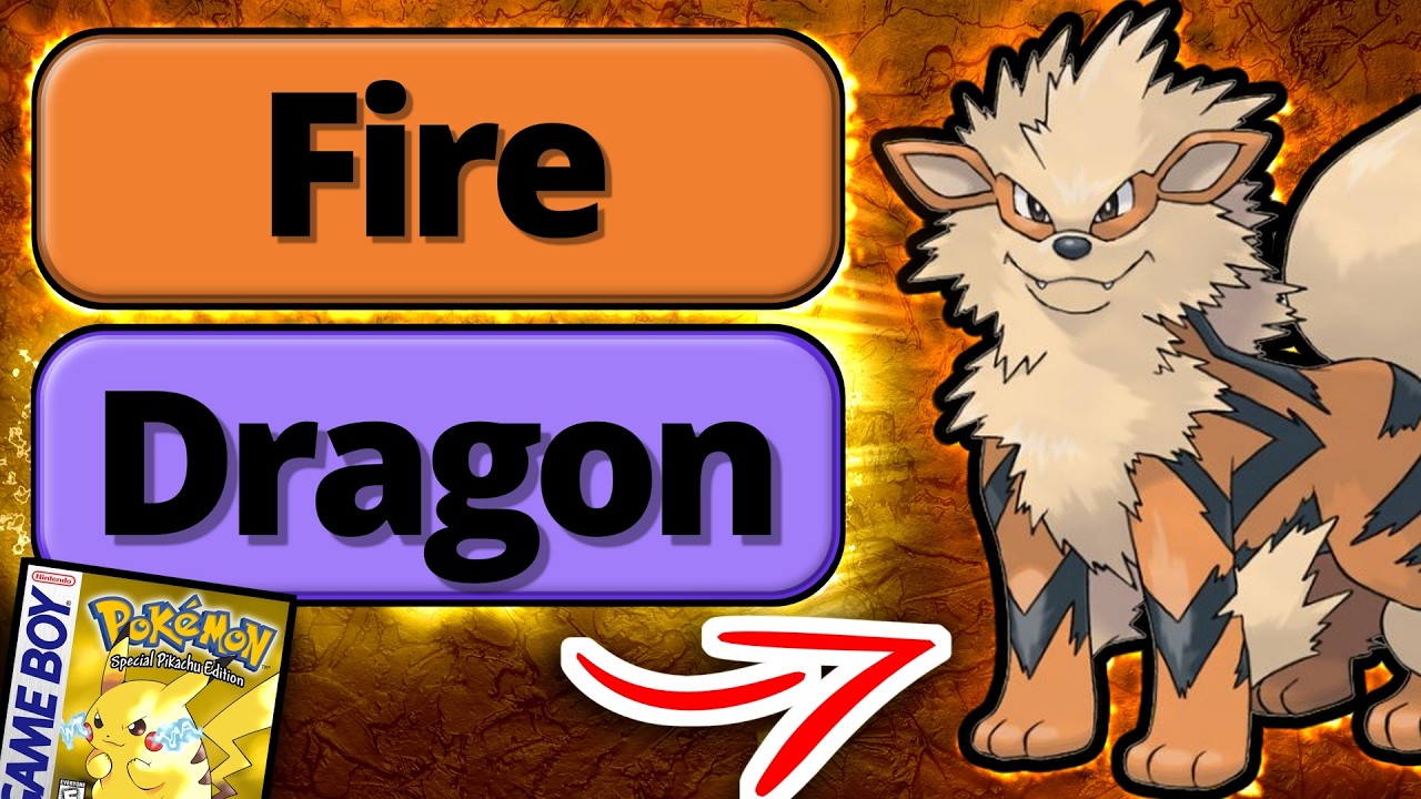 How OP is Fire/Dragon Arcanine in Pokemon Yellow?