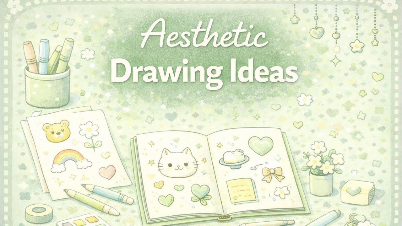30+ Aesthetic Drawing Ideas!! 🎀 D14