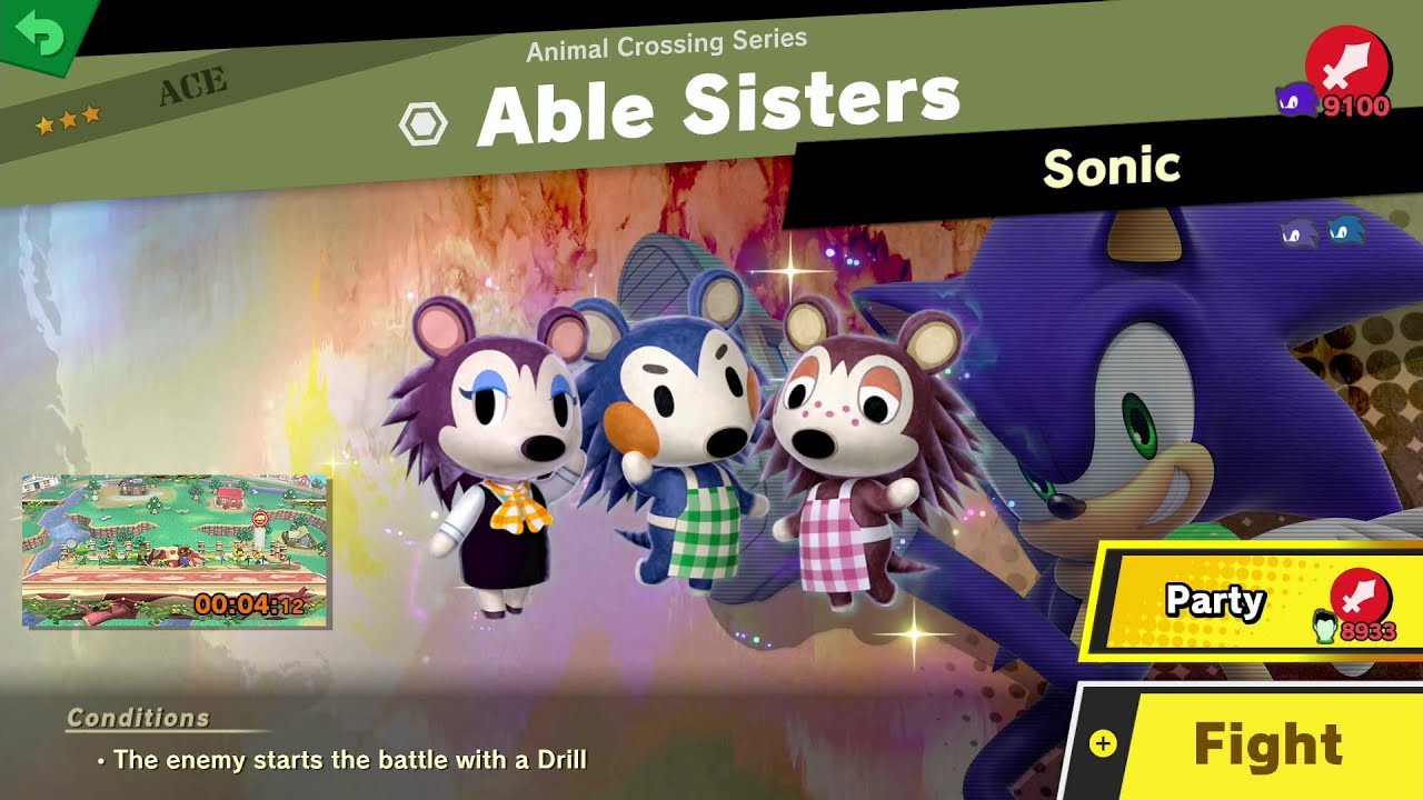 848. Able Sisters - Fair Spirit Battle - Super Smash Bros. Ultimate
