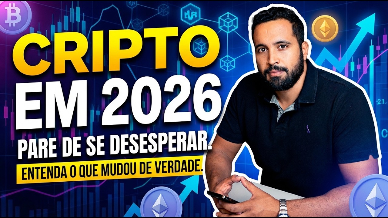 Cripto em 2026: pare de se desesperar — entenda o que mudou de verdade