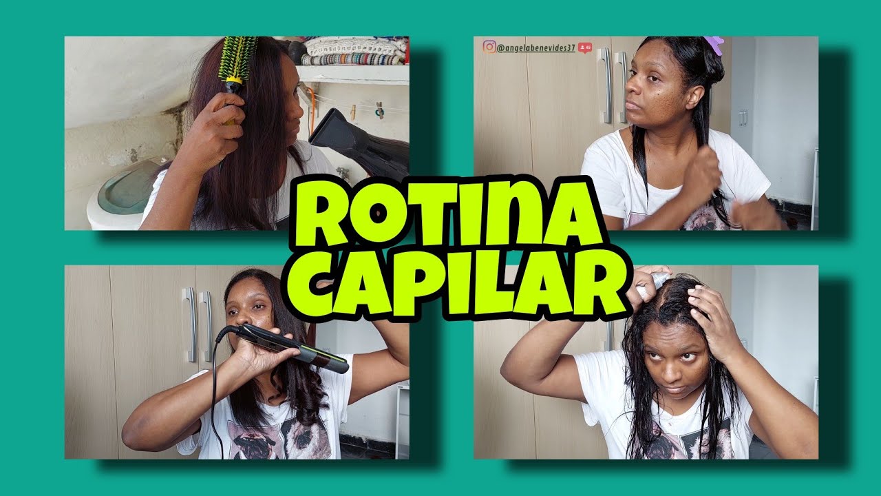 📅 Rotina Capilar Cabelo Alisado Cabelo com Progressiva - Angela Benevides.