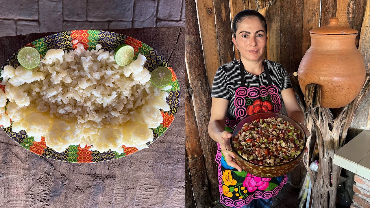 RICO CEBICHE DE COLIFLOR CON TODOS LOS INGREDIENTES AL ESTILO LA PATRONA 