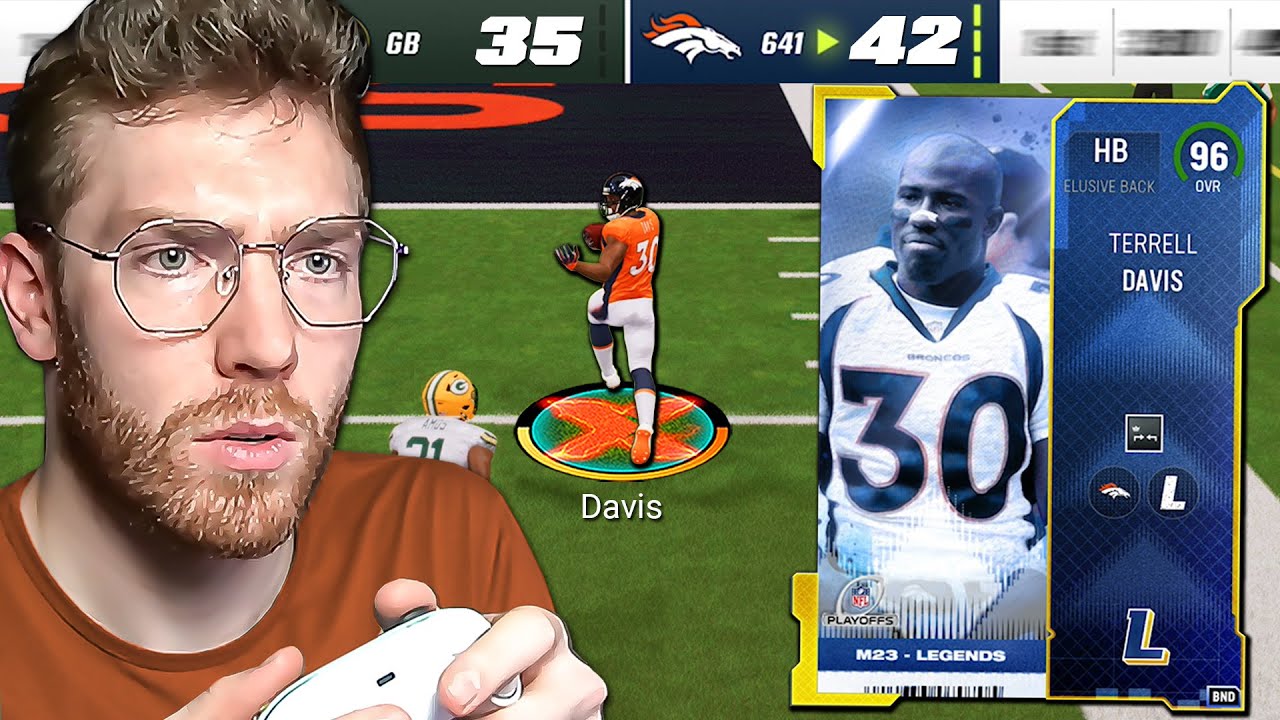 Using 96 Overall Legend Terrell Davis!