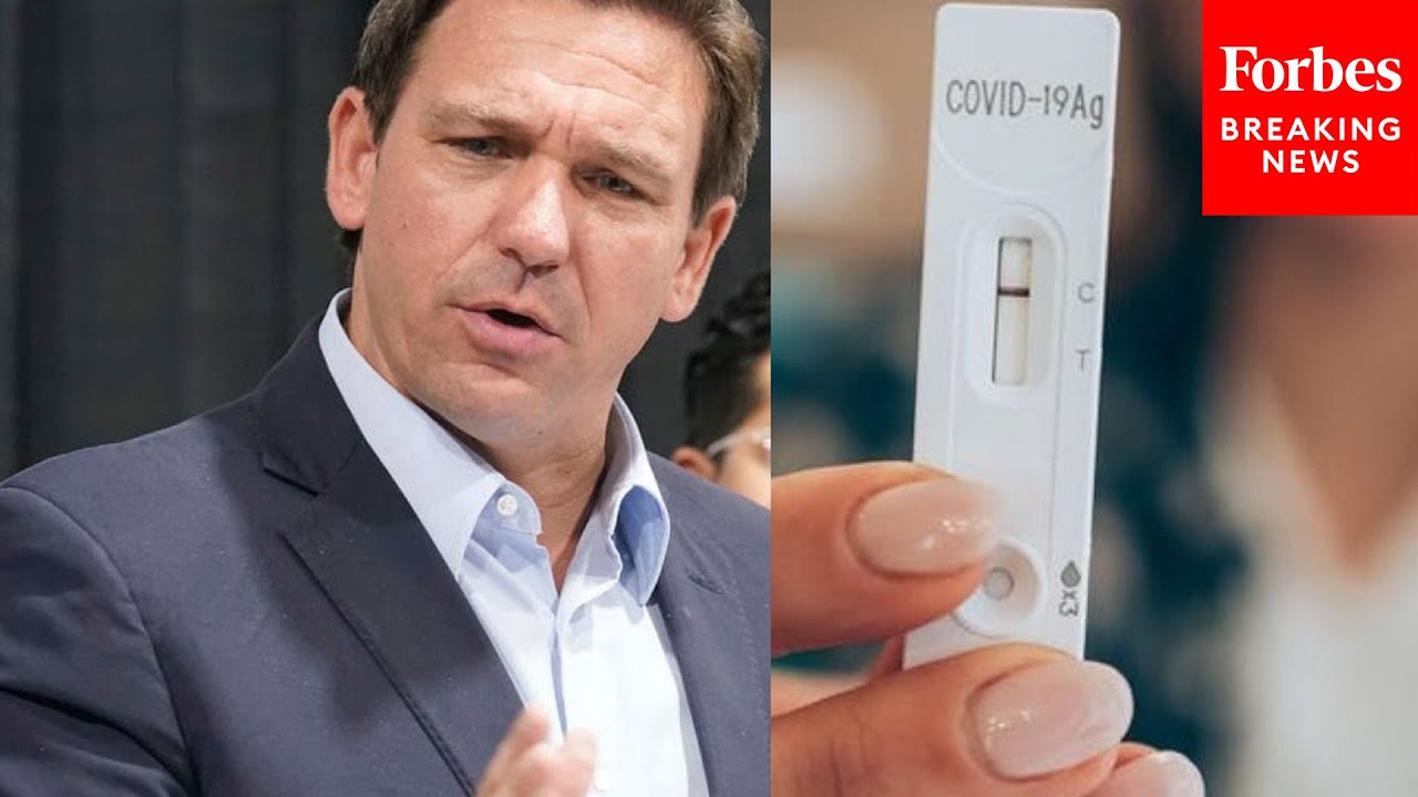 JUST IN: DeSantis Explains How Up To A Million COVID-19 Tests Expired While In Stockpile