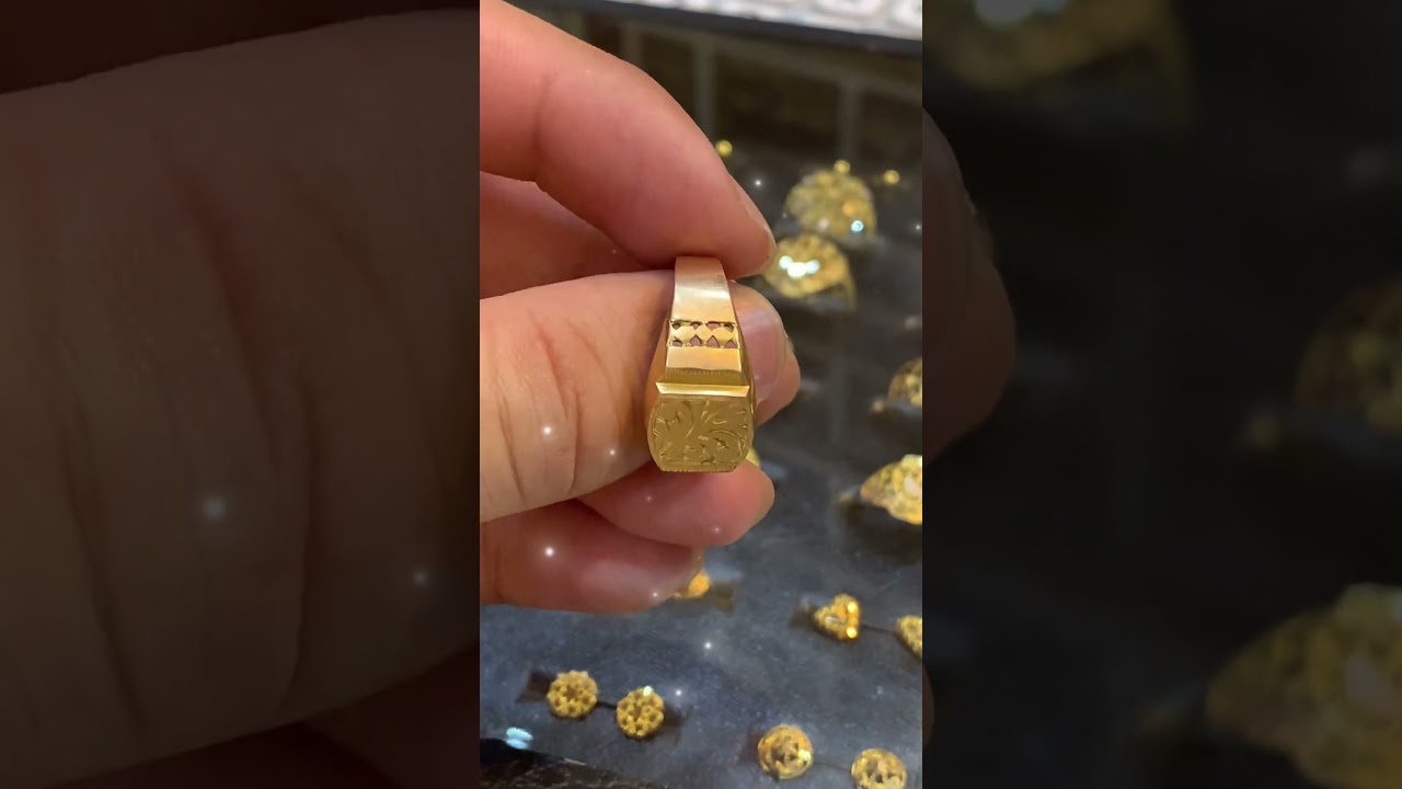 Gold Ring for men | weight 4 gram | Hand made