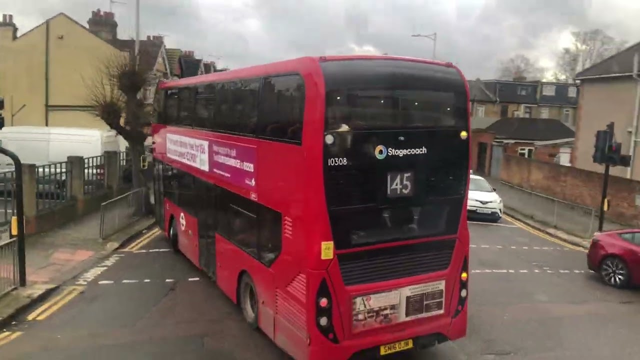 London Buses Route 128 10149 Stagecoach to Colinton Road at Ilford (Part 1)