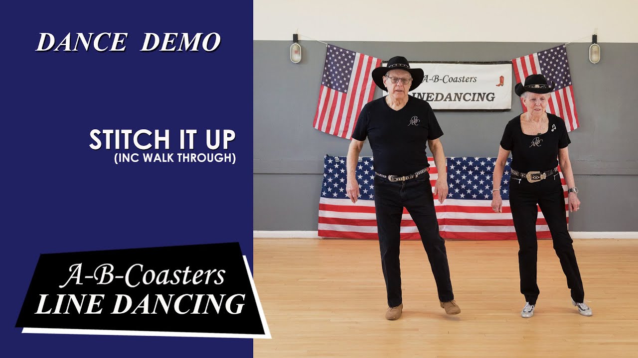 STITCH IT UP - Line Dance Demo & Walk Through