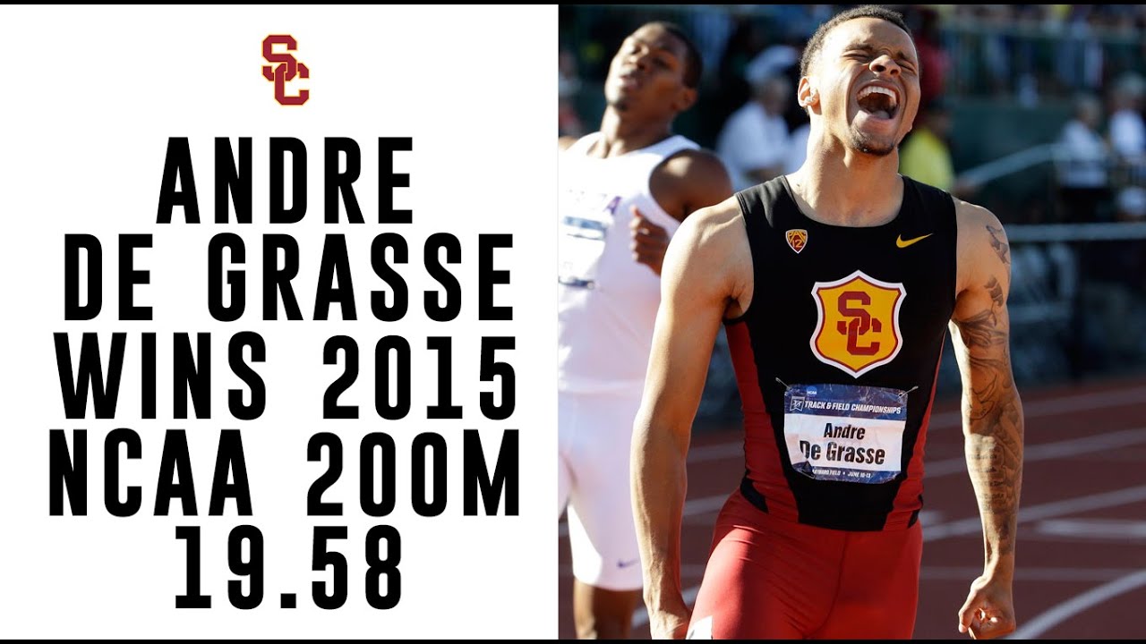 USC Track & Field - Andre De Grasse Wins NCAA 200m